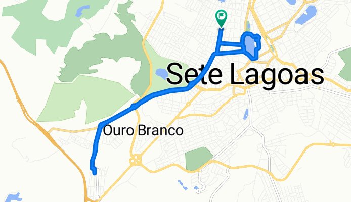 bike tour through Sete Lagoas