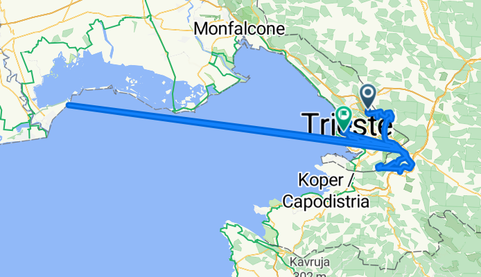 Lengthy bike tour through Trieste