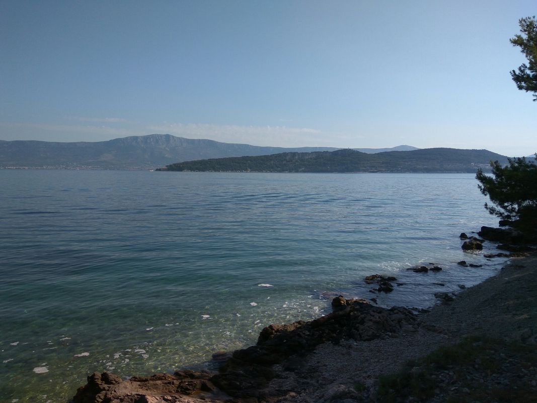 Lengthy bike tour through Čiovo