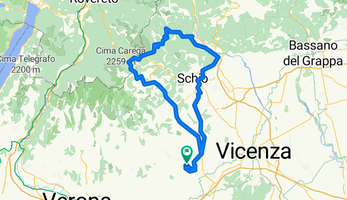 Monte Malo, Laghi, Posina, Xomo, Campogrosso