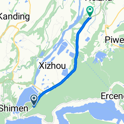 Quick bike tour through 大溪鎮