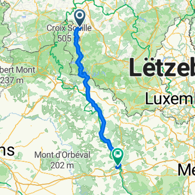 Etappe 3    Bauraing  naar Verdun  150km