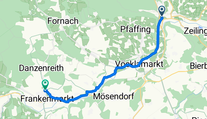 Kurze Ausfahrt von Vöcklamarkt nach Frankenmarkt