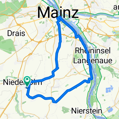 Lange Ausfahrt durch Nieder-Olm