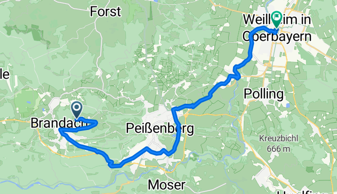 Hohenpeißenberg - Weilheim