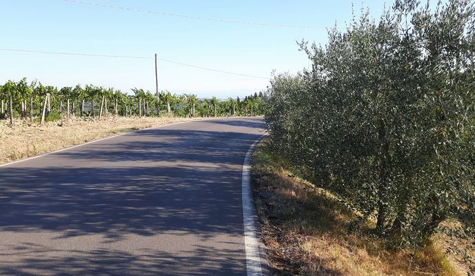 Foto 1 de la ruta de Bikemap "Rundfahrt nördlich San Gimignano"