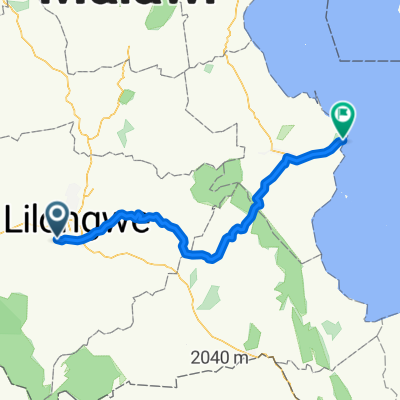 Lilongwe Senga Bay back Road