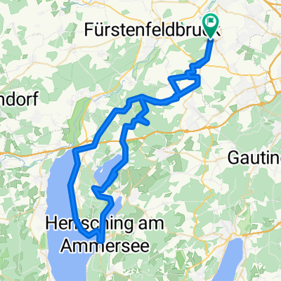 Lange Radrunde Eichenau Wörthsee Ammersee
