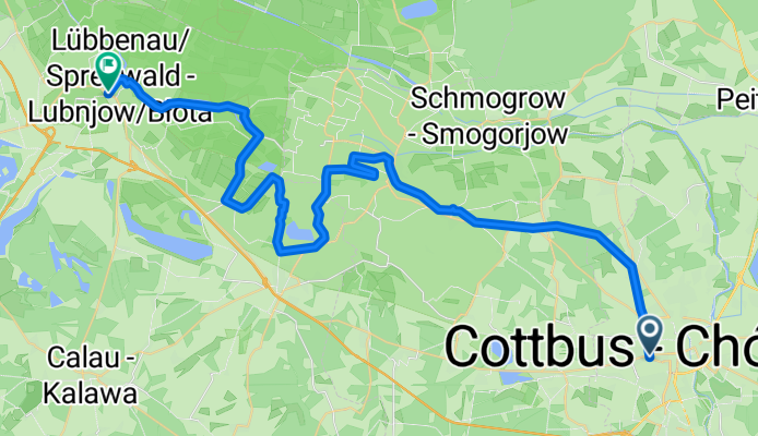 Cottbus  --  Lübbenau