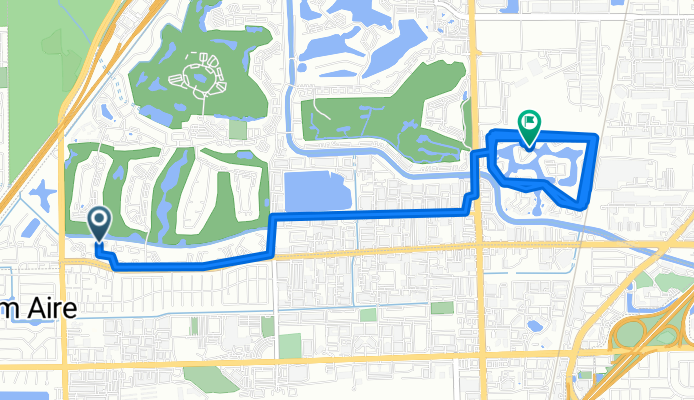 ride through Pompano Beach