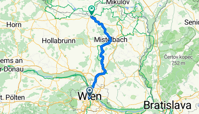Vienna to Laa an der Thaya 