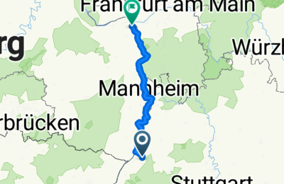 Route in der Bikemap App öffnen