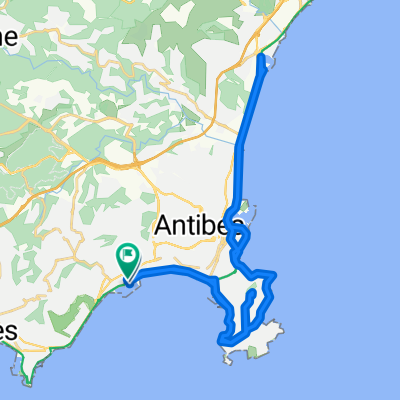 Long ride through Vallauris