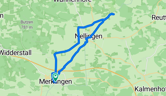 Merklingen-Mc Donald-Restaurant Gaumenschmaus-Nellingen-Oppingen-Nellingen-Merklingen