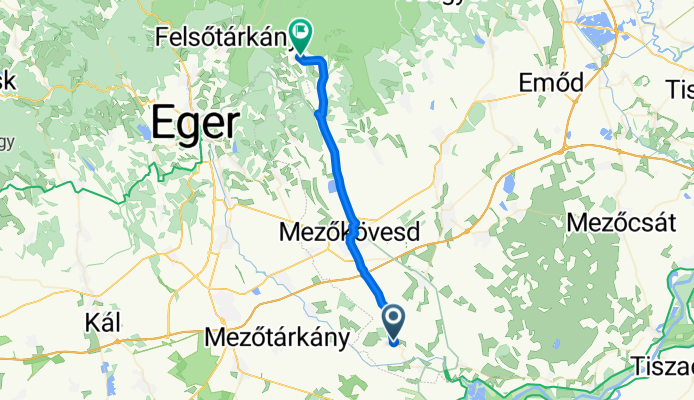 ride through Bükkzsérc