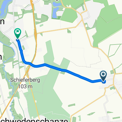 Schnelle Ausfahrt von Wolfenbüttel nach Braunschweig