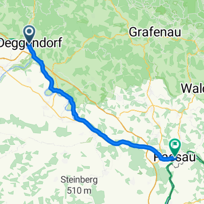 Luitpoldplatz 22 nach Untere Donaulände 1 Passau