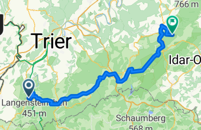 Route in der Bikemap App öffnen