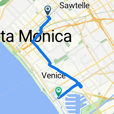Short bike tour from Santa Monica to Los Angeles