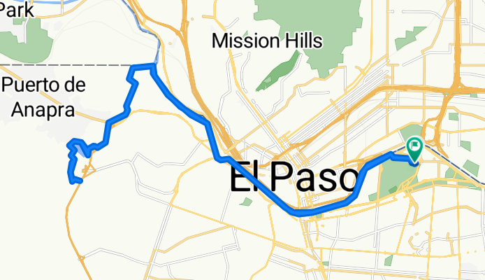 Carrera MTB 2017 -----, 30 Kms Juarez, Mexico.