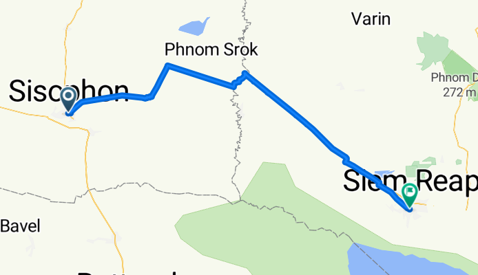 Sisophon to Siem Reap