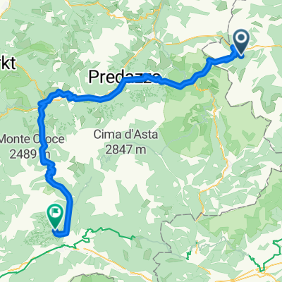 Italské Alpy 2008 - Trasa 2 (Falcade - Torcegno)