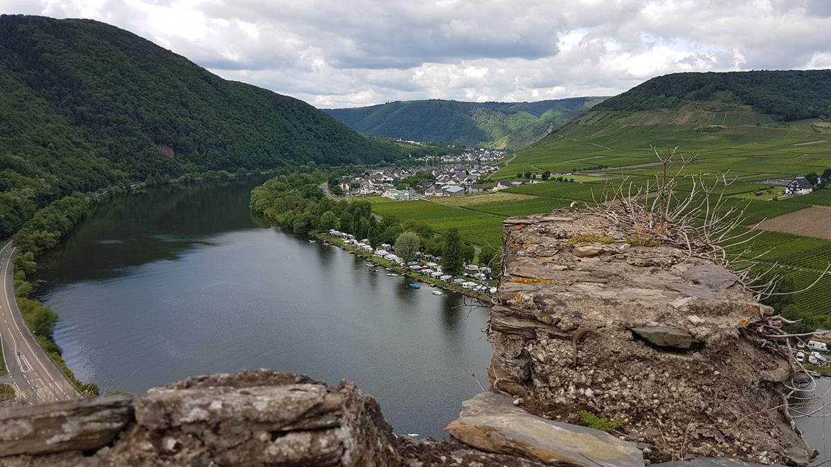 Mosel Radtour Bruttig-Fankel nach Bernkastel-Kues