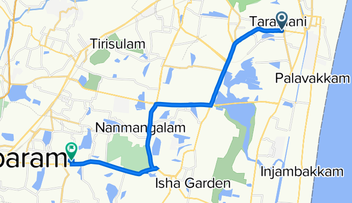 ride from Chennai to Sholinganallur