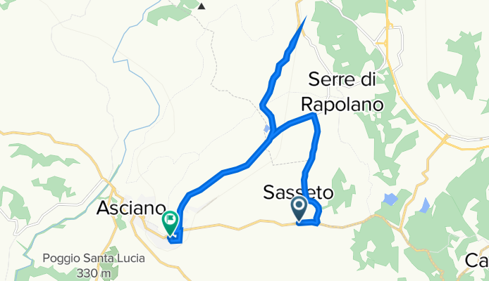 ride through Asciano