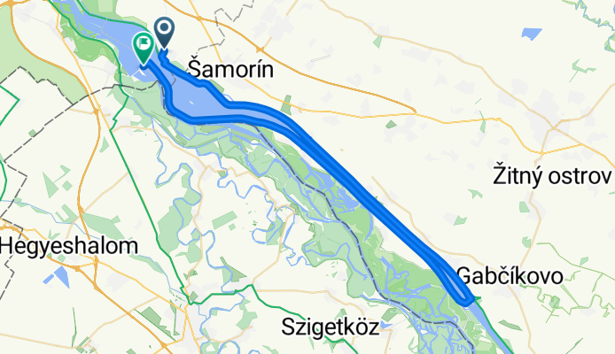 Hamuliakovo - VD Gabcikovo