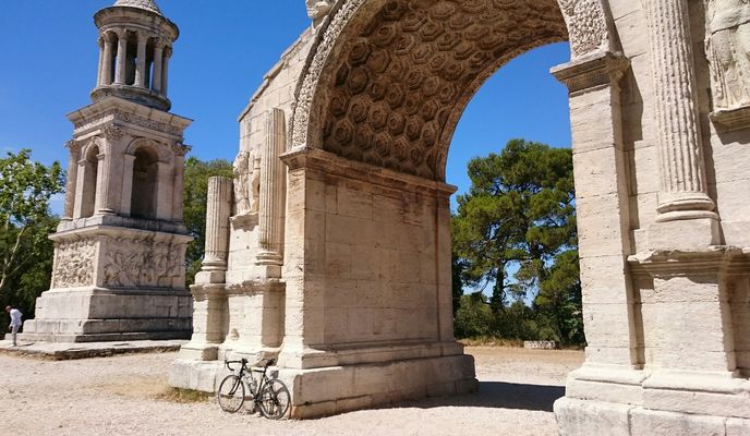 Photo 1 of the Bikemap route "Stevenstour, Maillane-Chateaurenard-St.Remy-Fontvieille"