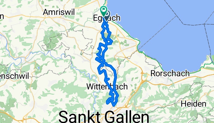 Lange Ausfahrt durch Egnach