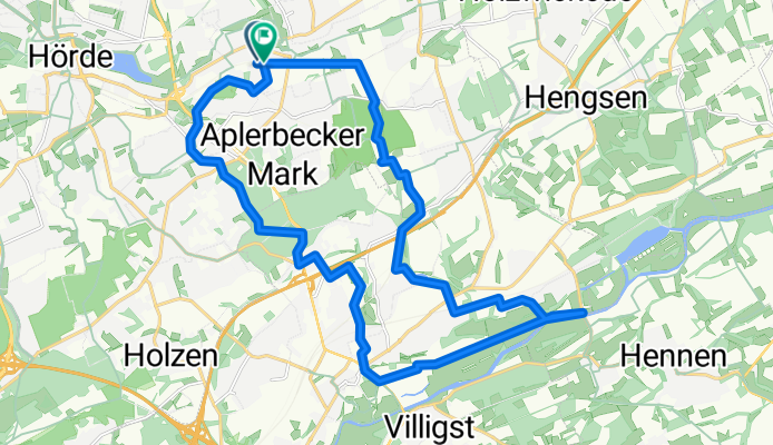 Von Aplerbeck zum Wellenbad und zurück