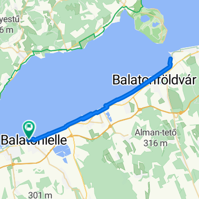 Long ride through Balatonlelle