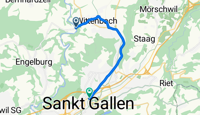 St. Gallen - Leebrücke - na camping