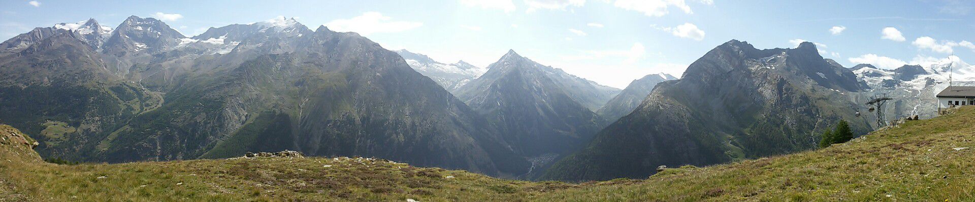 Kurze Radrunde durch Saas-Fee