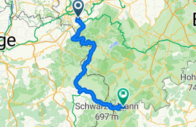 Route in der Bikemap App öffnen
