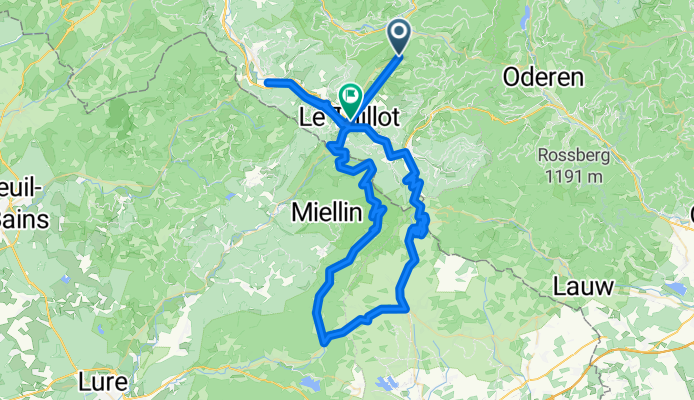 Lange Radrunde durch Le Thillot