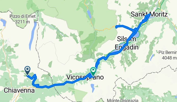 St. Moritz to Chiavenna