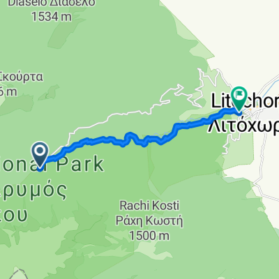 Prionia nach Litochoro