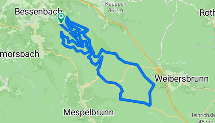Lange Ausfahrt durch Bessenbach