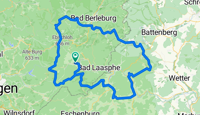 Vom Ilsetal über Hesselbach ins Hinterland und über den Ederradweg zurück zum Ilsetal 