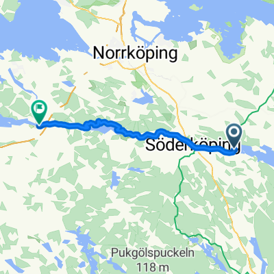 Göta kanal E1 Mem - Norsholm 31km