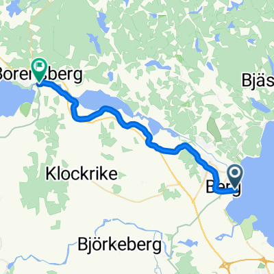 Göta kanal E2 Berg - Borensberg 22km