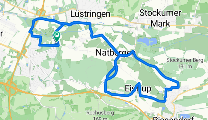 Ausfahrt durch Osnabrück