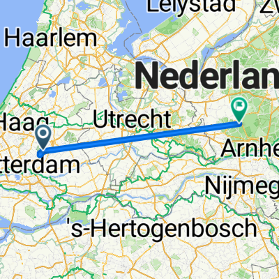 Short bike tour from Rotterdam to Otterlo