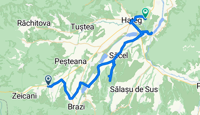 Sarmizegetusa - Hateg - Rezervatia de zimbri