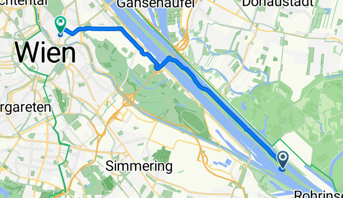 ride through Vienna