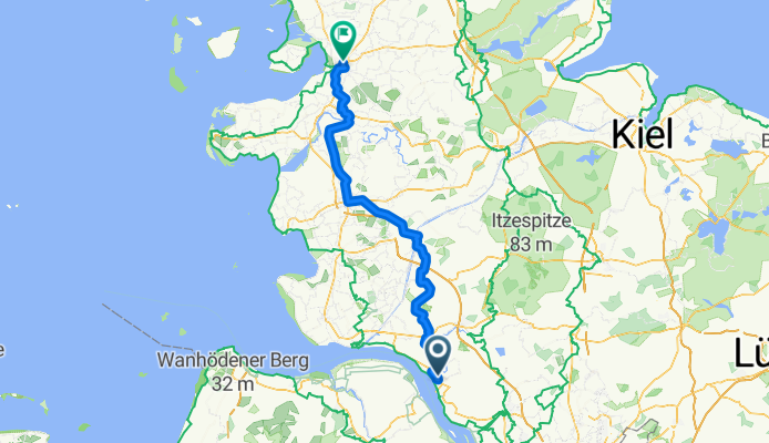 Etappe 8 Glückstadt nach Husum