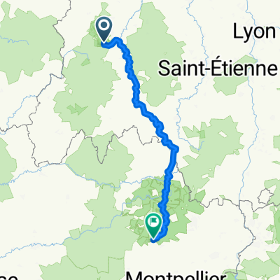 Rouillas-bas le vigan par la v70